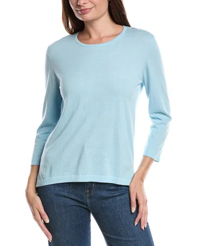FORTE CASHMERE FORTE CASHMERE COASTAL SILK & CASHMERE-BLEND SWEATER