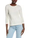 Forte Cashmere Coastal Silk & Cashmere-blend Sweater In White