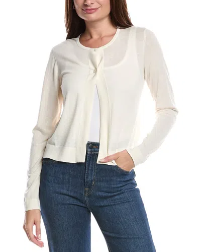 FORTE CASHMERE CREWNECK SILK & CASHMERE-BLEND CARDIGAN