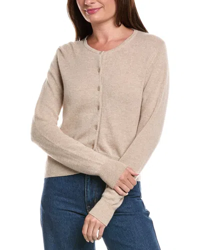 Forte Cashmere Cropped Cashmere Sweater In Neutral