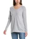 Forte Cashmere Easy Raglan V-neck Cashmere Sweater