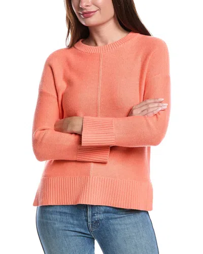 Forte Cashmere Easy Sweater In Green