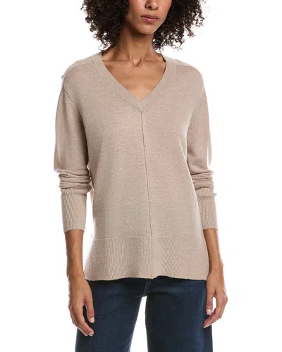 FORTE CASHMERE FORTE CASHMERE EASY WOOL & CASHMERE-BLEND SWEATER