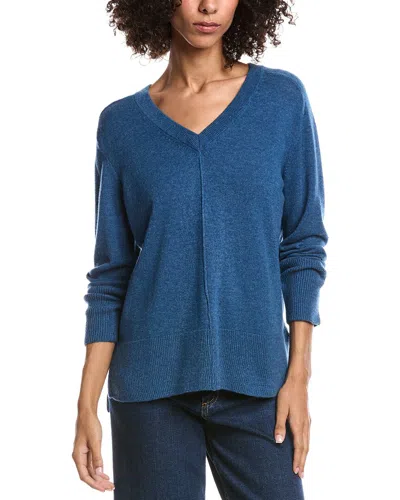 Forte Cashmere Easy Wool & Cashmere-blend Sweater In Multi