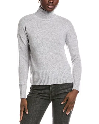 FORTE CASHMERE FUNNEL NECK CASHMERE SWEATER