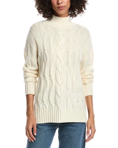 FORTE CASHMERE FORTE CASHMERE LUXE WOOL & CASHMERE-BLEND CABLE SWEATER