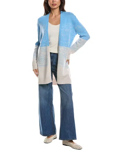 Forte Cashmere Ombre Cashmere Cardigan In Multi