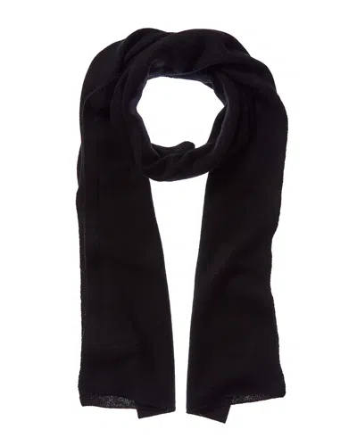 Forte Cashmere Oversized Cashmere Scarf In Black