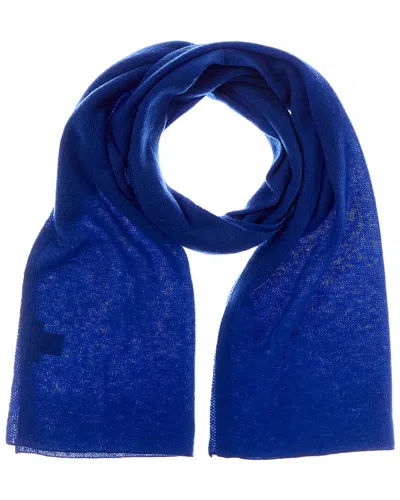 Forte Cashmere Oversized Cashmere Scarf In Blue