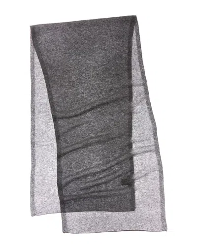 Forte Cashmere Oversized Cashmere Scarf In Gray