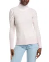 Forte Cashmere Plaited Rib Cashmere Sweater In Pink