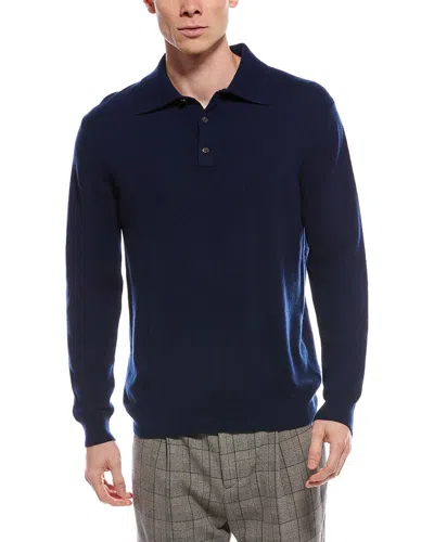 FORTE FORTE CASHMERE POLO CASHMERE SWEATER