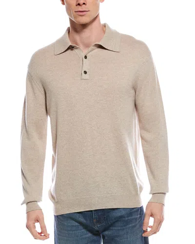 FORTE CASHMERE POLO CASHMERE SWEATER