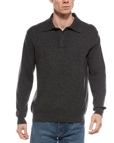 FORTE FORTE CASHMERE POLO CASHMERE SWEATER