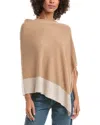 Forte Cashmere Poncho In Brown