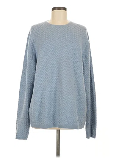Pre-owned Forte Cashmere Pullover Sweater In Blue