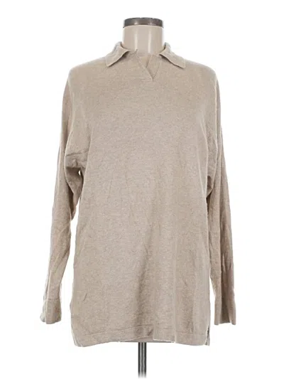 Pre-owned Forte Cashmere Pullover Sweater In Tan
