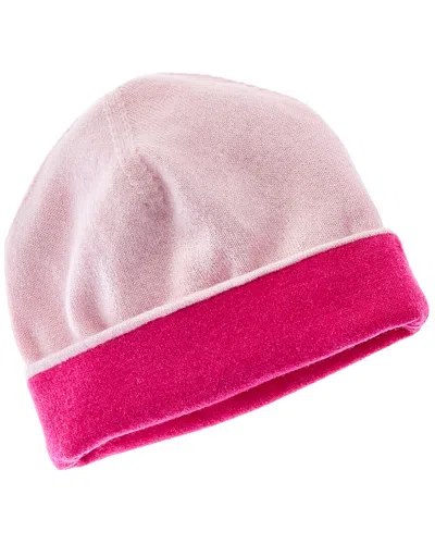Forte Cashmere Reversible Cashmere Hat In Pink