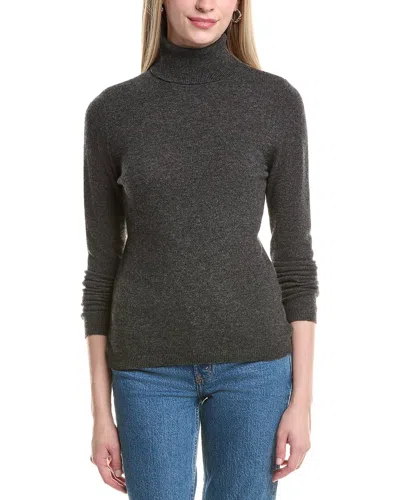 Forte Cashmere Turtleneck Cashmere Sweater In Animal Print