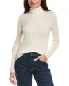 Forte Cashmere Turtleneck Cashmere Sweater In Neutral