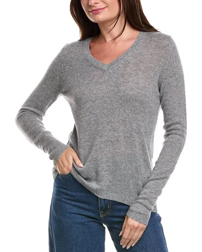 Forte Cashmere V-neck Cashmere Sweater In Multi
