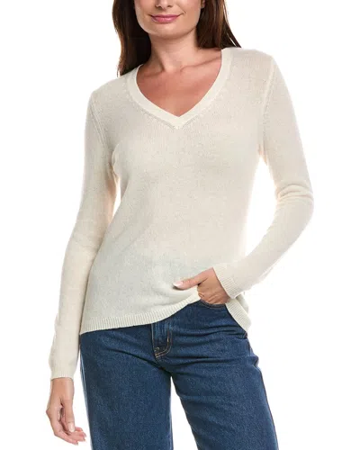 FORTE CASHMERE V-NECK CASHMERE SWEATER