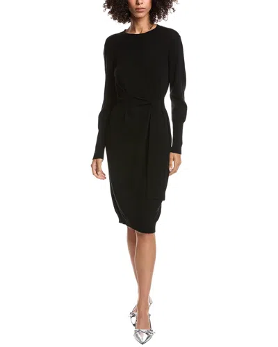 Forte Cashmere Wool & Cashmere-blend Crew Neck Dress In Multi