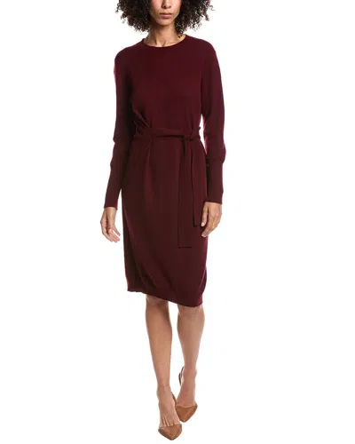 Forte Cashmere Wool & Cashmere-blend Crew Neck Dress In Multi
