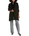 Forte Cashmere Wrap In Black