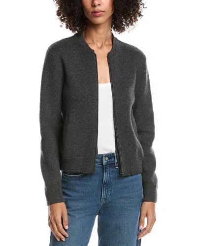 FORTE CASHMERE FORTE CASHMERE ZIP BOMBER CARDI