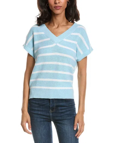 Forte Cashmere-blend Tank Top In Blue