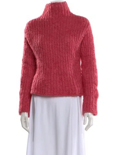 Pre-owned Forte Couture Turtleneck Sweater In Pink