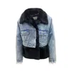 Forte Dei Marmi Couture Fur Lining Denim Jacket