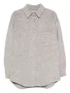 Forte Dei Marmi Couture Sequin-embellished Shirt In Gray