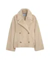 Forte Dei Marmi Couture Short Faux Fur Coat In Multi