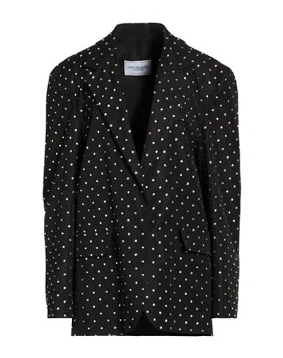 Forte Dei Marmi Couture Woman Blazer Black Size 2 Polyester