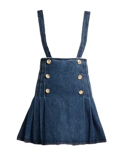 Forte Dei Marmi Couture Woman Denim Skirt Navy Size 2 Cotton