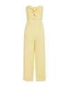 Forte Dei Marmi Couture Woman Jumpsuit Light Yellow Size 8 Linen