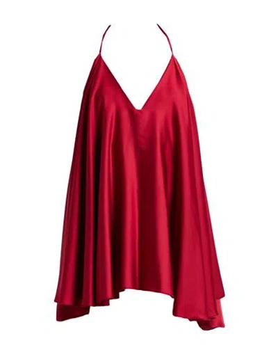 Forte Dei Marmi Couture Woman Jumpsuit White Size 2 Polyester, Elastane In Red