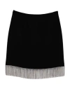 Forte Dei Marmi Couture Woman Mini Skirt Black Size 6 Polyester In Black