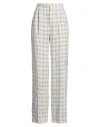 FORTE DEI MARMI COUTURE FORTE DEI MARMI COUTURE WOMAN PANTS BEIGE SIZE 6 COTTON
