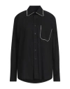 Forte Dei Marmi Couture Woman Shirt Black Size Onesize Cotton