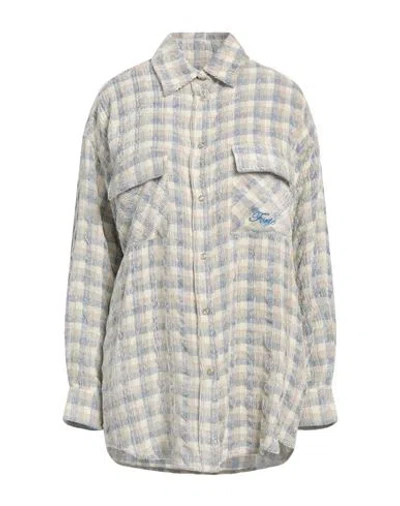 Forte Dei Marmi Couture Woman Shirt Ivory Size 6 Cotton In White