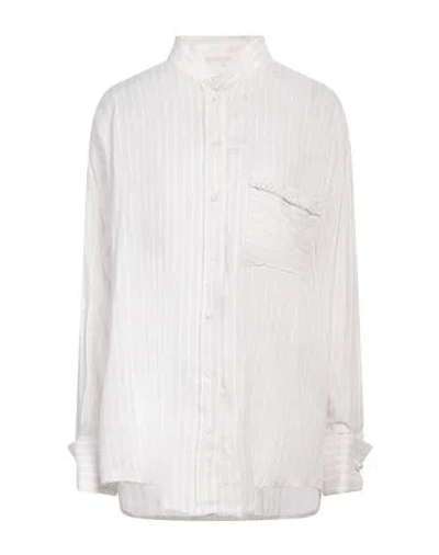 Forte Dei Marmi Couture Woman Shirt Light Grey Size Xs Linen