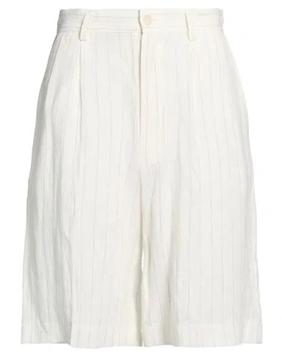 Forte Dei Marmi Couture Woman Shorts & Bermuda Shorts Off White Size 6 Linen