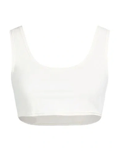 Forte Dei Marmi Couture Woman Top White Size S Polyester, Elastane