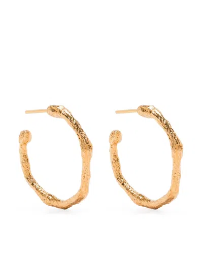 FORTE FORTE FORTE FORTE SMALL HOOP SCULPTURE EARRINGS