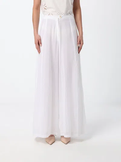 Forte Forte Linen Wide-leg Trousers In White