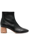 Forte Forte Forte_forte Nappa Leather Anckle Boots Shoes In 8014 Noir