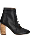 Forte Forte 90mm Leather Ankle Boots In Black